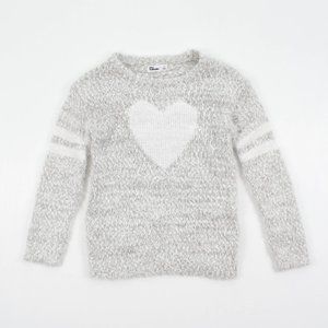NEW Epic Threads Little Girl Heart Stripes Sweater